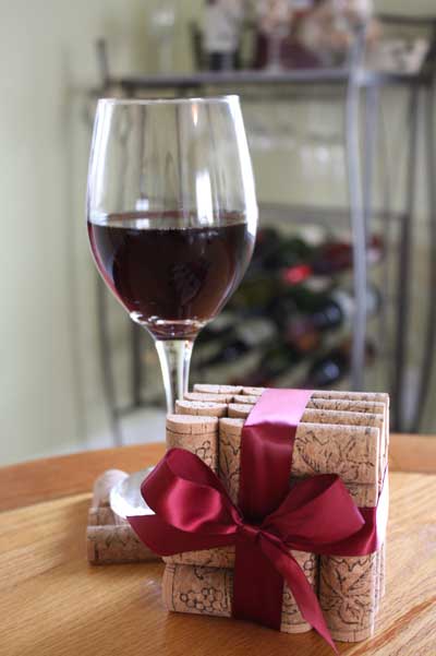 Wine Cork Coasters